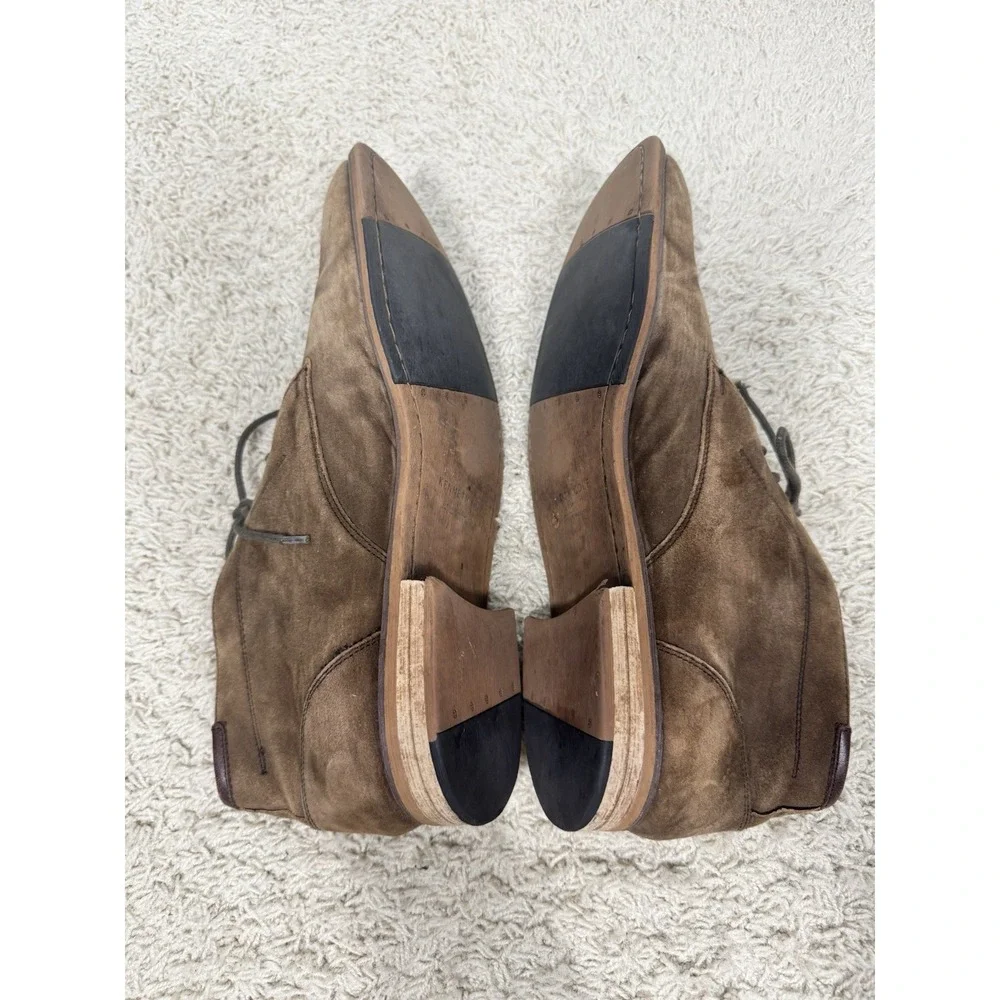 Kenneth Cole Techni-Cole Brown Suede Lace Up‎ Chukka Boots Men's 13 Gel Comfort